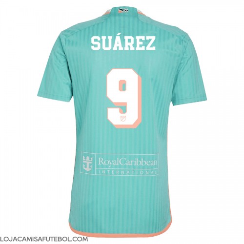 Camisa de Futebol Inter Miami Luis Suarez #9 Equipamento Alternativo 2024-25 Manga Curta